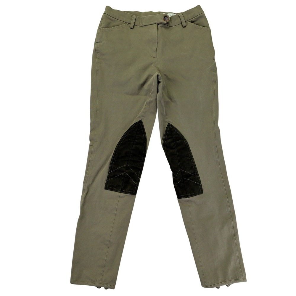 Susanne Spatt Women Olive Green Equestrian Riding Pants Alcantara EU 38 Breeches